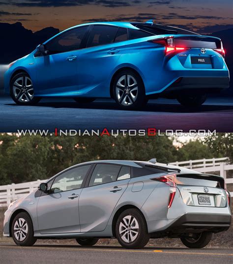 2019 Toyota Prius Vs 2016 Toyota Prius Rear Three