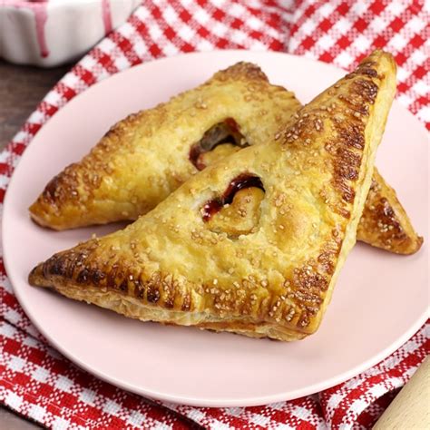 Puff Pastry Cherry Turnovers - The Toasty Kitchen