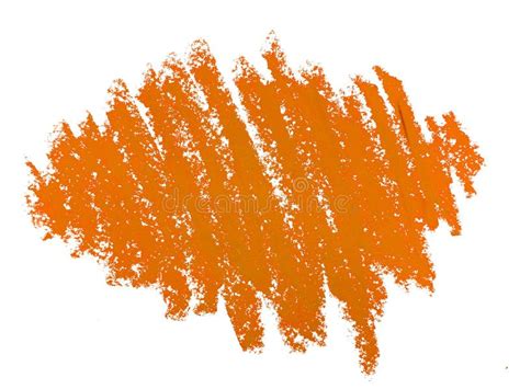 Abstract Orange Crayon on White Background. Purple Crayon Scribble ...