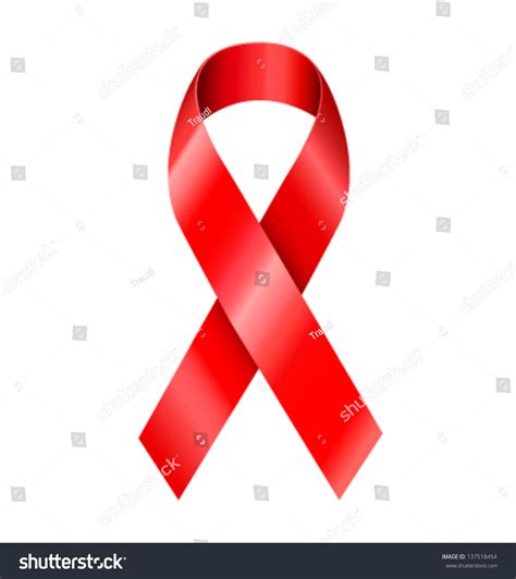 Aids Awareness Ribbon Vector Illustration Stock Vector (Royalty Free ...