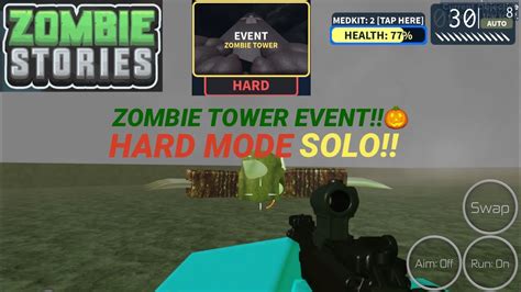 Roblox Zombie stories ZOMBIE TOWER EVENT🎃 HARD MODE SOLO CHALLENGE!! - YouTube