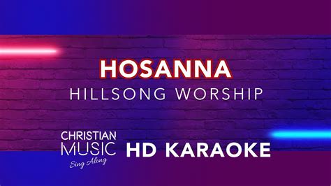 Hosanna - Hillsong United (HD Karaoke) - YouTube