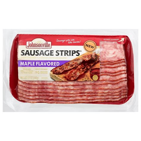 Johnsonville Smoky Maple Sausage Strips - Shop Bacon at H-E-B