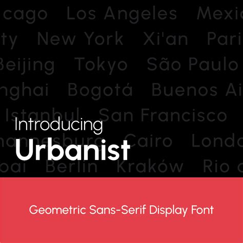 Urbanist font | free download for WEB