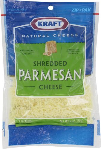 Kraft Shredded Parmesan Cheese, 6 Oz - QFC