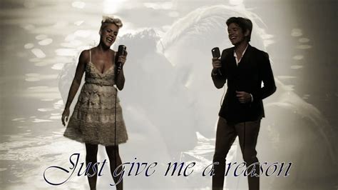 Pink and Nate Ruess just give me a reason, Pink, Love song, Pop music ...