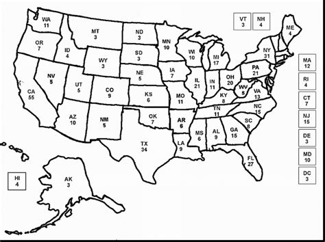 numbered us map united states quiz new blank with blank - numbered us ...