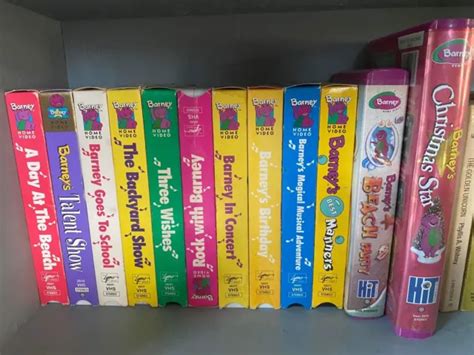 BARNEY VHS TAPES lot of 12 $70.89 - PicClick CA