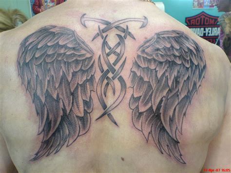 Angel Tattoos - Simple Angel Wings:Slodive Tattoos