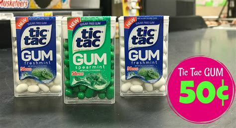 Tic Tac GUM ONLY $0.50 at Kroger (Reg $1.39)!! | Kroger Krazy