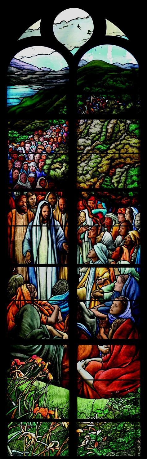 Stained Glass Window: Sermon on the Mount — Marble Collegiate Church