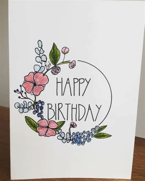 Birthday Card Drawing Ideas: 6 DIY Ideas for Your Next Design