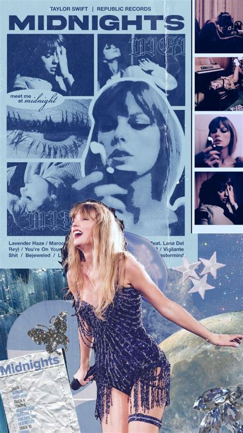 Taylor Swift Midnight Collage