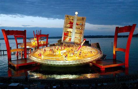 The Marvelous Floating Stage of the Bregenz Festival In Austria