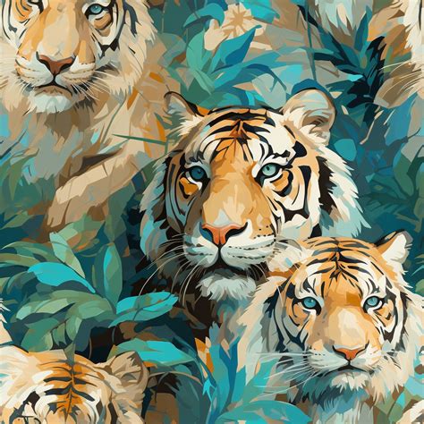 Seamless Tiger Background Free Stock Photo - Public Domain Pictures
