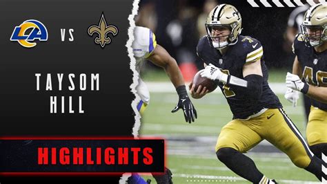 Taysom Hill Every Play vs Rams | Week 11 Highlights - YouTube