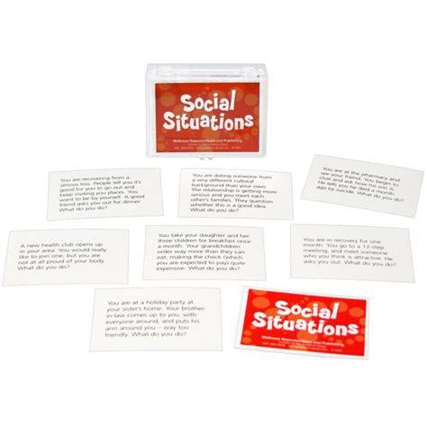 Social Situations Cards for Adults | CreativeTherapyStore