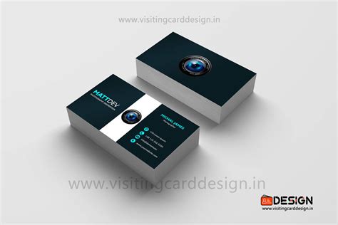 Photography Business Cards Design in Corel draw (CDR)