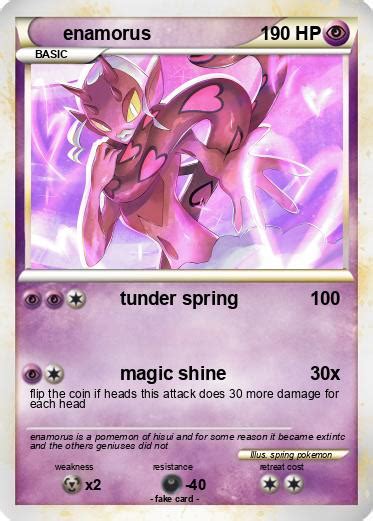 Pokémon enamorus 2 2 - tunder spring - My Pokemon Card