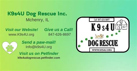 Events Calendar | McHenry, IL | K9s4U Dog Rescue