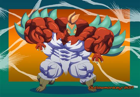 Hyper muscle Hawlucha by OutlawMonkeyX on DeviantArt