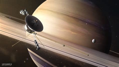 Voyager 3 Saturn flyby by MacRebisz on DeviantArt