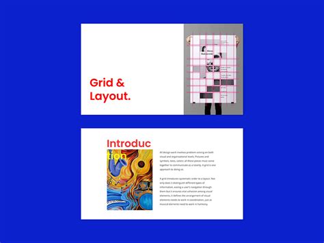 Grid and Layout on Behance