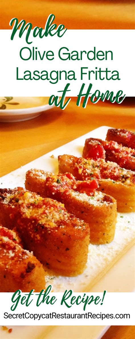 Olive Garden Lasagna Fritta Recipe - Secret Copycat Restaurant Recipes