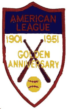 American League Logo - Anniversary Logo - American League (AL) - Chris ...