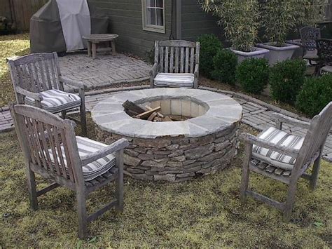 Stone Age Fire Pit in natural stone. | Concrete fire pits, Outdoor fire ...