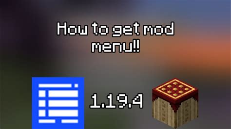 How to get mod menu for fabric 1.19.4 in Pojavlauncher!! - YouTube