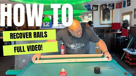 How To Refelt Valley Pool Table Rails | Cabinets Matttroy