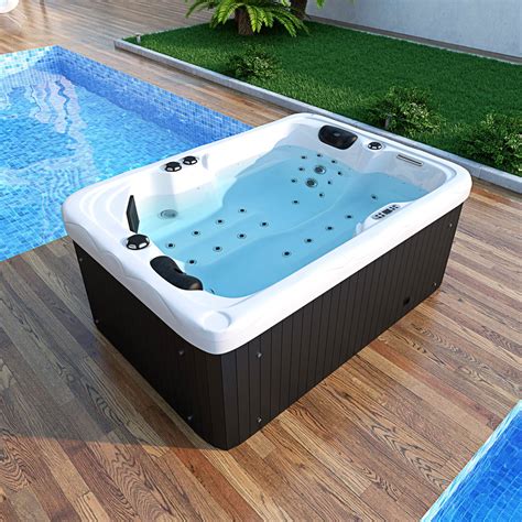 2 Person Outdoor Hydrotherapy Bathtub Hot Bath Tub Whirlpool SPA ...