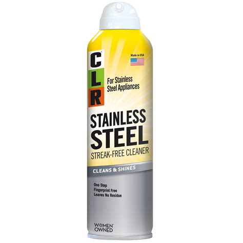 CLR Stainless Steel Cleaner, Non-Abrasive & Streak-Free Aerosol Cleaner ...