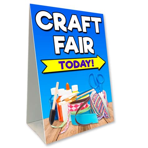 Craft Fair Today Economy A-Frame Sign