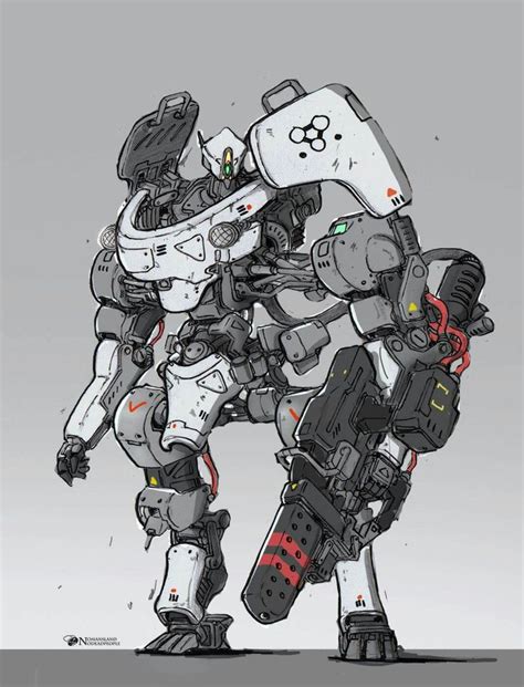 Mechaddiction | Robot concept art, Robot art, Character design