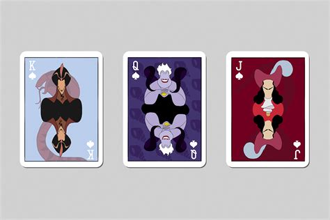 Disney Villains Playing Cards on Behance