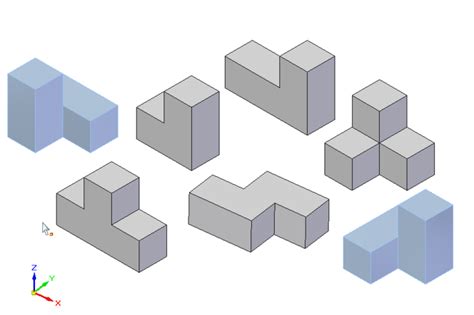 Soma Cube Parts - STEP / IGES - 3D CAD model - GrabCAD