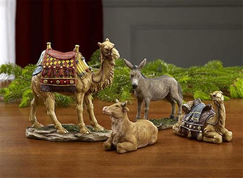 4pc Animal Set for 7 inch First Christmas Gifts Nativity | Christmas ...