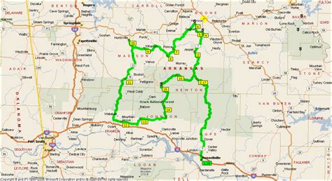 Map Of Ozark Mountains