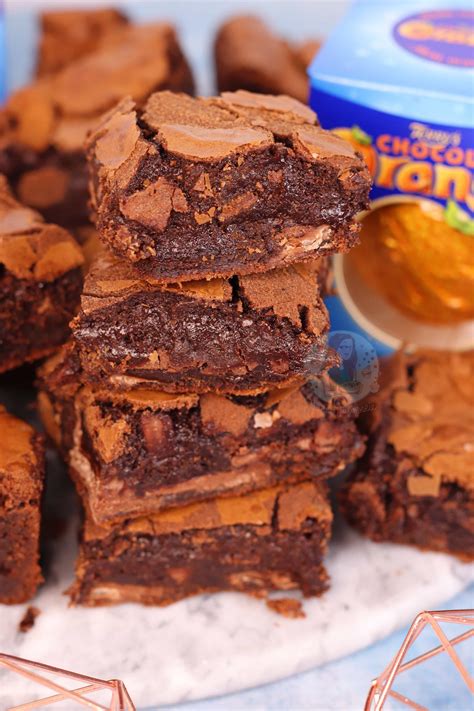 Terry's Chocolate Orange Brownies! - Jane's Patisserie