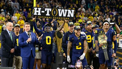 Michigan, Washington CFP title game most watched in 4 years