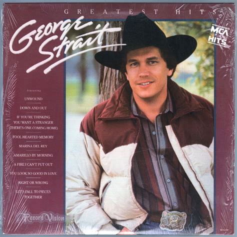 #Greatest #Hits, country music singer #George #Strait's first compilation album, includes all ...