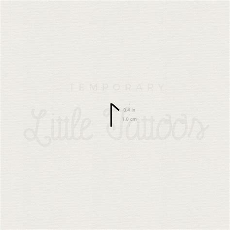 Laguz Rune Temporary Tattoo - Set of 3 – Little Tattoos