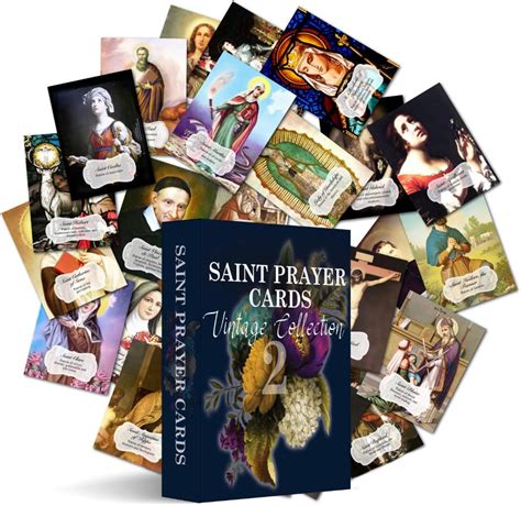 54 Assorted Catholic Saints Prayer Holy Cards: 2 Sets of 27 Different ...