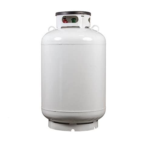 The Granite Group | 6762.11HL Manchester Tank 420 Lb Vert ASME Propane Tank With Multi-Valve White