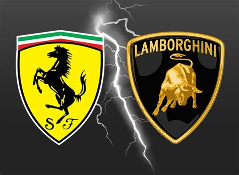 Ferrari And Lamborghini Logo - thewayback12010