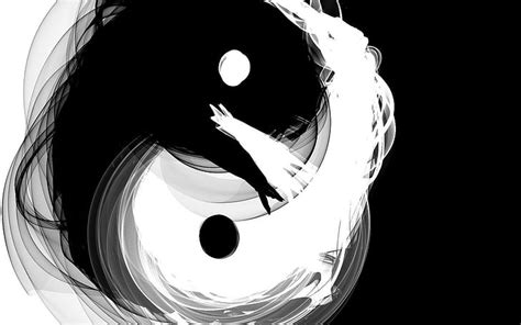 Wallpaper Yin And Yang Wolves : Yin Yang Logo Taoism Yin And Yang Minimalism Artwork Hd ...