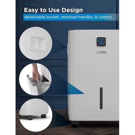 COMMERCIAL COOL 25 Pint Portable Dehumidifier - On Sale - Bed Bath & Beyond - 37702998