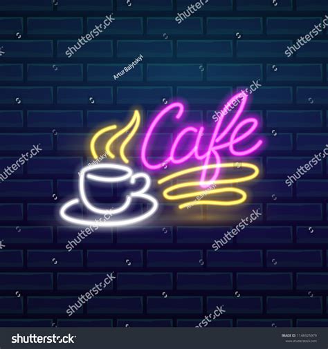 Set Fashion Neon Sign Night Bright Stock Vector (Royalty Free) 1146925979